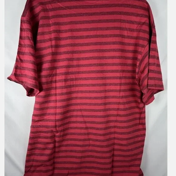 NWT Vtg 90s Guess Red Striped Embroidered T Shirt One Size Georges Marciano USA - Picture 2 of 5